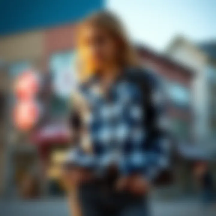 Magnificent Exploring the Versatility of Women's White and Blue Plaid Shirts
