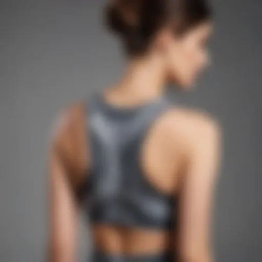 Illustration of various types of corrective back braces displayed on a stylish backdrop