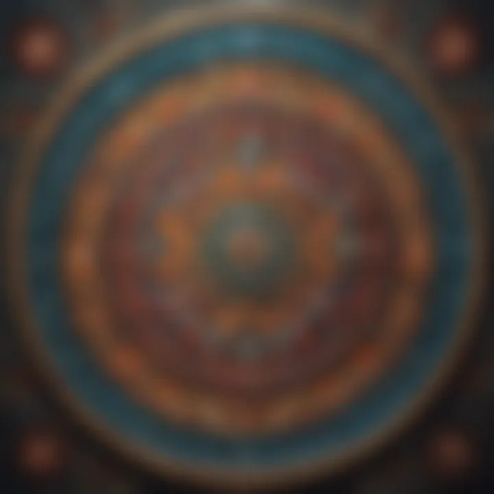 Artistic representation of the cultural significance of mandalas in bohemian style