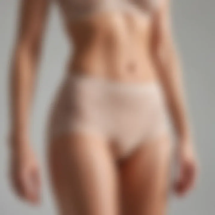 Stylish abdominal compression underwear displayed on a neutral background