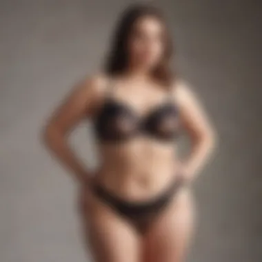 Models showcasing body positivity in lingerie