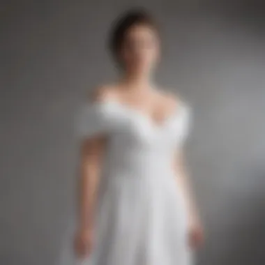 Chic Plus-Size White Dress for Formal Occasions Chic plus-size white dress suitable for formal occasions