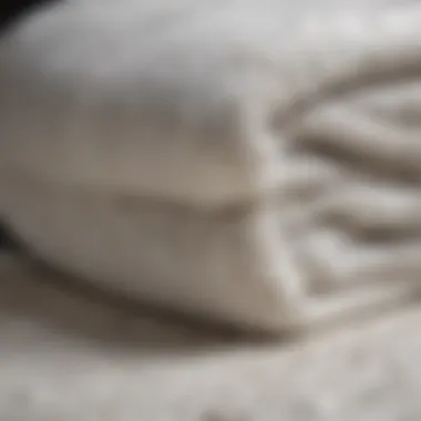 Close-up of the texture of a luxurious cow bath towel.