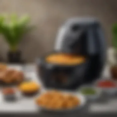 Nutritional Benefits of Non-Stick Air Fryer Liners A healthy meal prepared using a non-stick air fryer liner, highlighting nutritional benefits