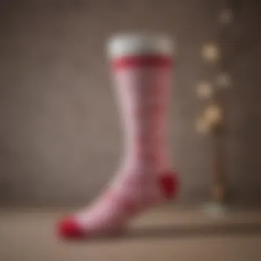 Chic Party Favor Socks as Gifts Stylish socks arranged as a thoughtful gift option