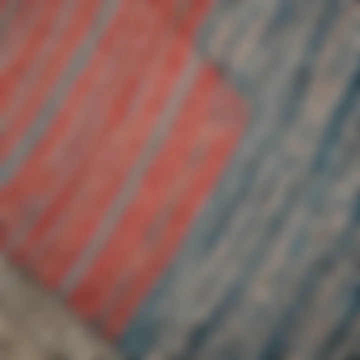 A close-up of the intricate patterns and textures of a Turkish beach towel