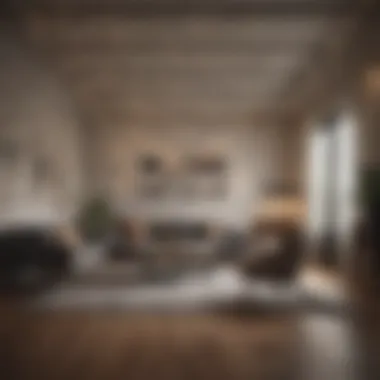 Sophisticated Layout of Twinkle Lights in Modern Interior Modern interior featuring twinkle lights in a sophisticated layout